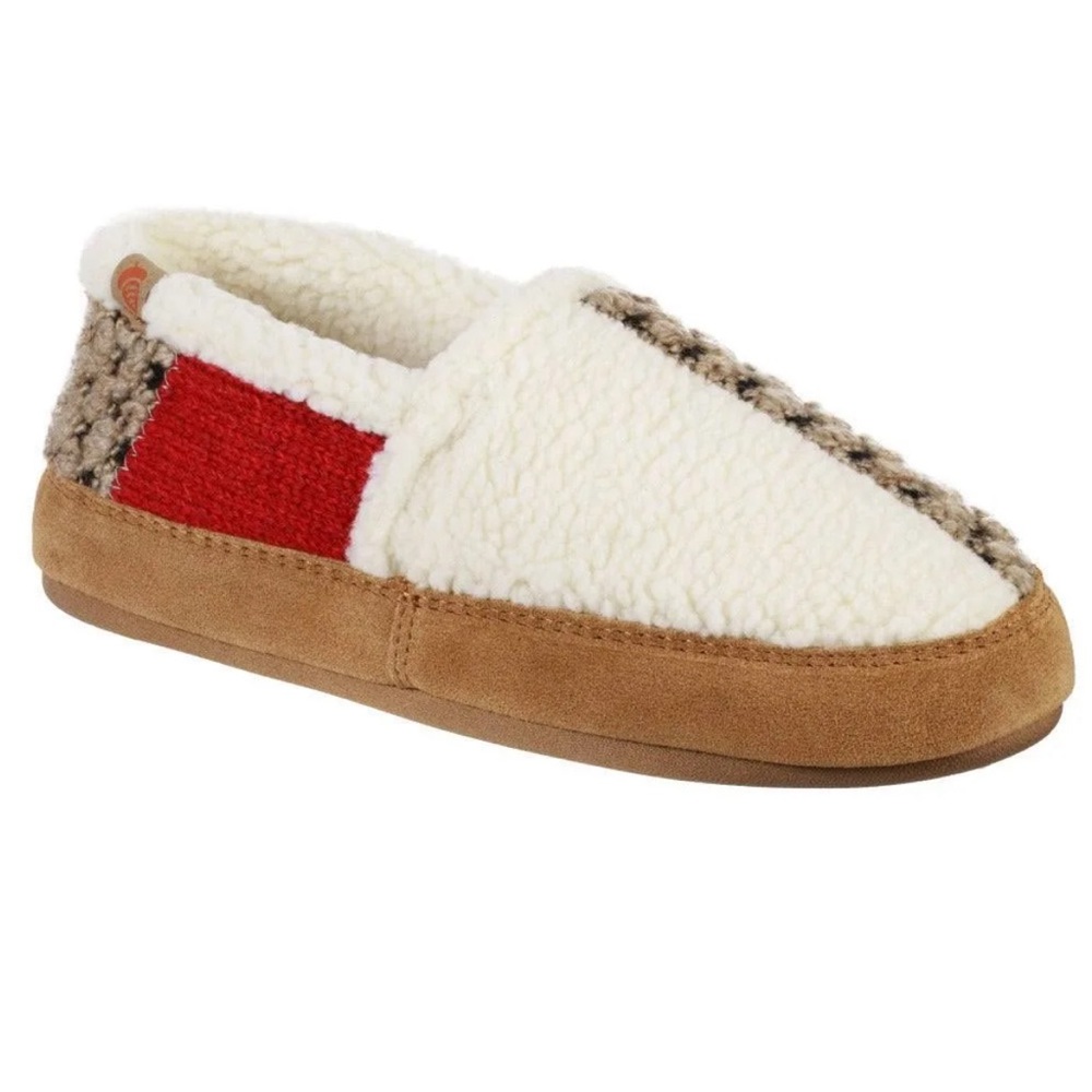 Acorn Meadow Moc Slipper with Cloud Cushion Comfort Slipper Size 9 1/2-10 1/2
